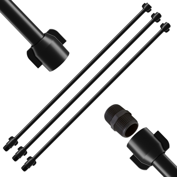 Engate Mangueira Flexível Para Descarga 50cm X 1/2" Preto | A